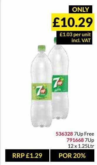 Musgrave MarketPlace 7up Free 7up offer
