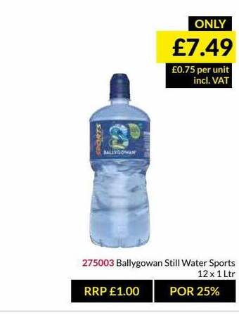 Musgrave MarketPlace Ballygowan Still Water Sports offer