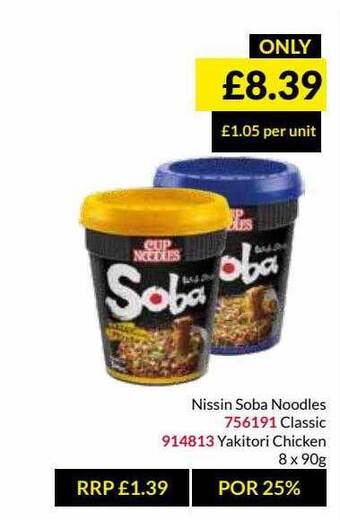 Musgrave MarketPlace Nissin Soba Noodles offer