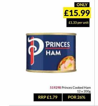Musgrave MarketPlace Princes Cooked Ham offer