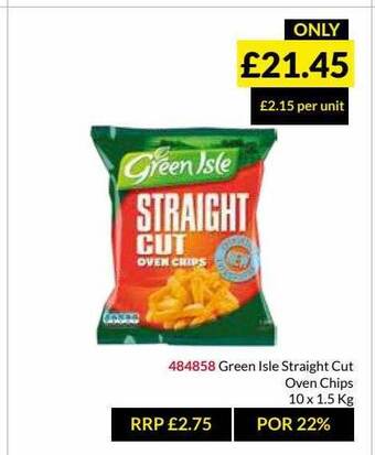 Musgrave MarketPlace Green Isle Straight Cut Oven Chips offer
