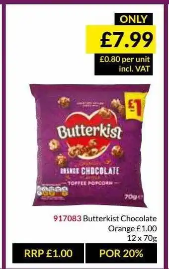 Musgrave MarketPlace Butterkist Chocolate Orange offer