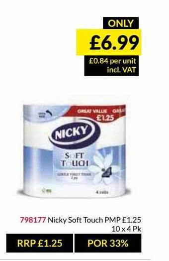Musgrave MarketPlace Nicky Soft Touch offer