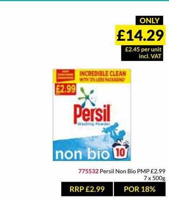 Musgrave MarketPlace Persil Non Bio offer