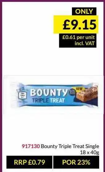 Musgrave MarketPlace Bounty Triple Treat Single offer