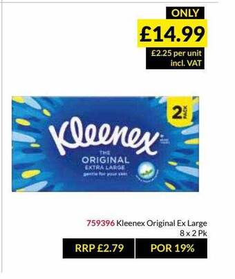 Musgrave MarketPlace Kleenex Original Ex Large offer
