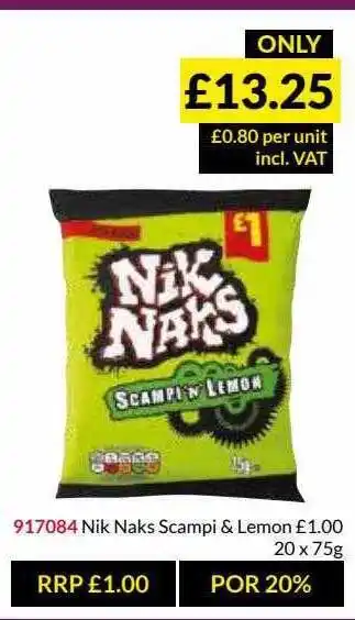 Musgrave MarketPlace Nik Naks Scampi & Lemon offer