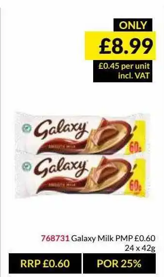 Musgrave MarketPlace Galaxy Milk offer