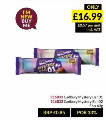 Musgrave MarketPlace Cadbury Mystery Bar 01 Cadbury Mystery Bar 02 offer