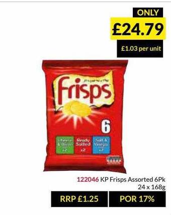 Musgrave MarketPlace Kp Frisps Assorted offer