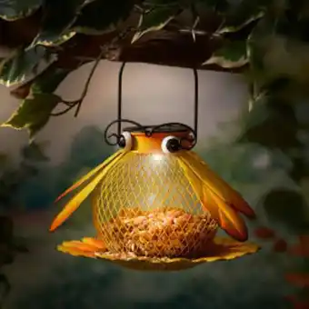 B&M Stores Solar peanut bird feeder - bee offer