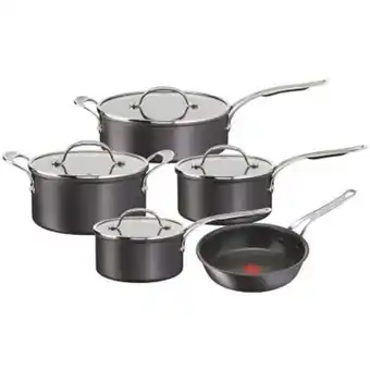 Lakeland Jamie oliver by tefal 5-piece hard anodised pan set offer