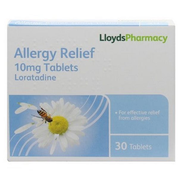 Lloydspharmacy allergy hayfever relief loratadine 10mg tablets offer at