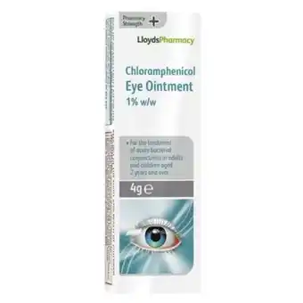Lloydspharmacy chloramphenicol eye ointment 1% 4g