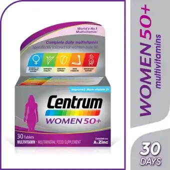 Centrum for women 50+ 30 tablets