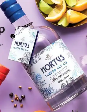Lidl Hortus London Dry Gin 40% 70cl. offer