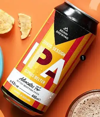 Lidl Beinn Brewing Citrus Belter (Citrus Session IPA) offer
