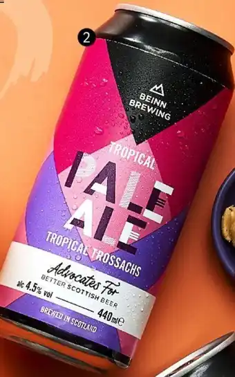 Lidl Beinn Brewing Tropical Trossachs (Tropical Pale Ale) 440ml offer