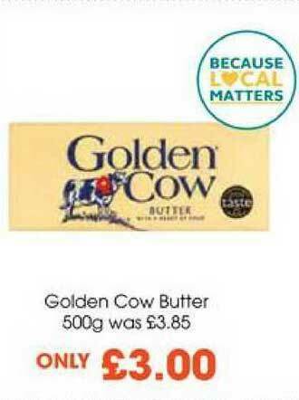 Centra Golden Cow Butter 500g offer