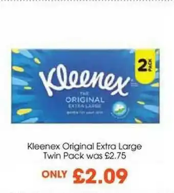 Centra Kleenex Original Extra Large Twin Pack offer