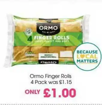 Ormo Finger Rolls 4pack