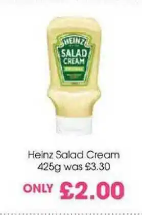 Centra Heinz Salaaad Cream 425 G offer