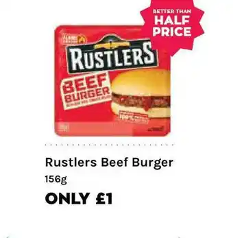 Mace Rustlers Beef Burger offer