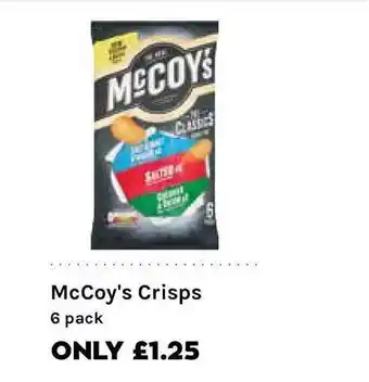 Mace Mccoy's Crisps 6 Pack offer