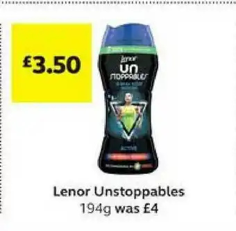 SuperValu Lenor Unstoppables offer
