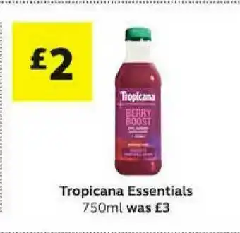 SuperValu Tropicana Essentials offer