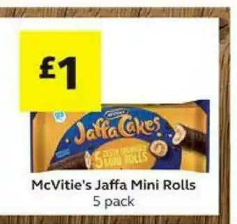 SuperValu Mcvitie's Jaffa Mini Rolls offer