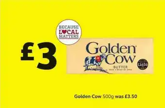 SuperValu Golden Cow 500g offer