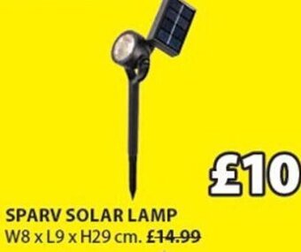 JYSK Sparv Solar Lamp offer