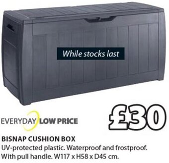 JYSK Bisnap Cushion Box offer