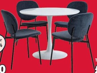 JYSK Ringsted Dining Table + Manstrup Dining Chair offer