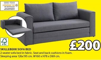 JYSK Skillebekk Sofa Bed offer