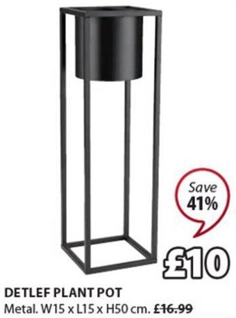 JYSK Detlef Plant Pot offer