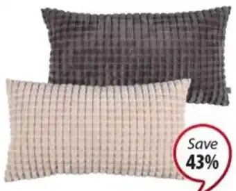 JYSK Hagtorn Cushion + Throw Fleece. Cushio: 30x50cm offer