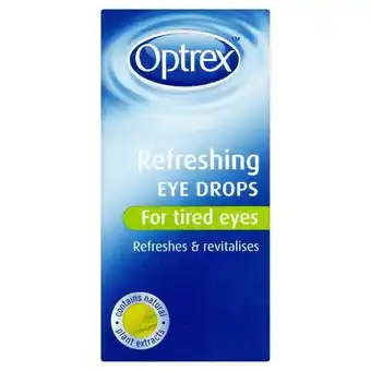 Lloyds Pharmacy Optrex refreshing eye drops offer