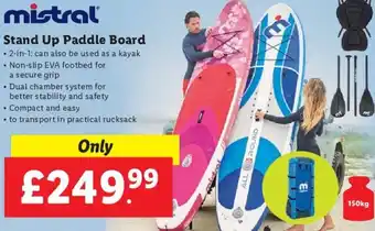 Lidl Stand Up Paddle Board offer