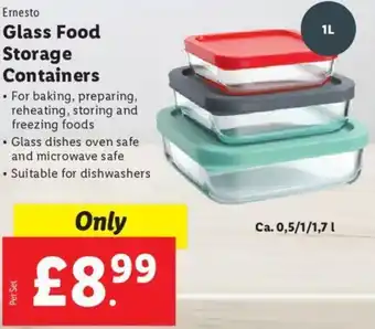 Glass Food Storage Container