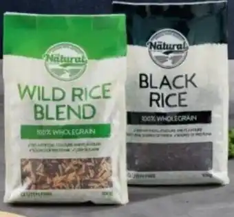 Aldi The Natural Rice Co. Wild Rice or Black Rice 500g offer