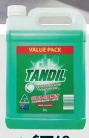 Aldi Tandil Dishwashing Liquid 3L offer