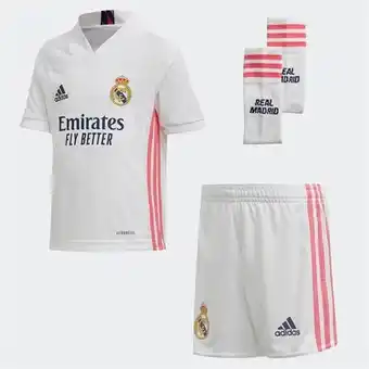 Sports Direct Adidas real madrid home mini kit 2020 2021 offer
