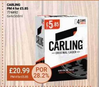 Bestway Carling offer
