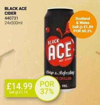 Bestway Black ace cider offer