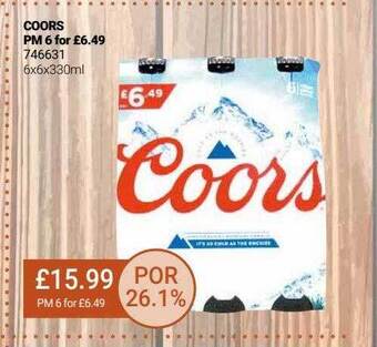 Bestway Coors offer