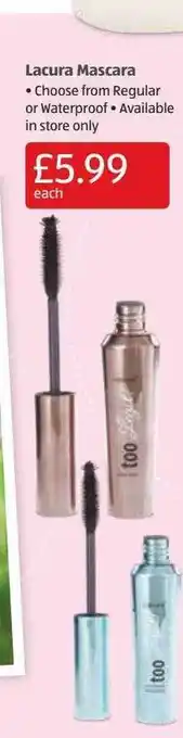 Aldi Lacura mascara offer