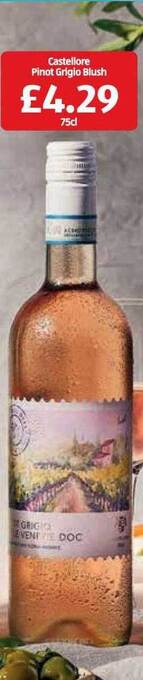 Aldi Castellore pinot grigio blush offer