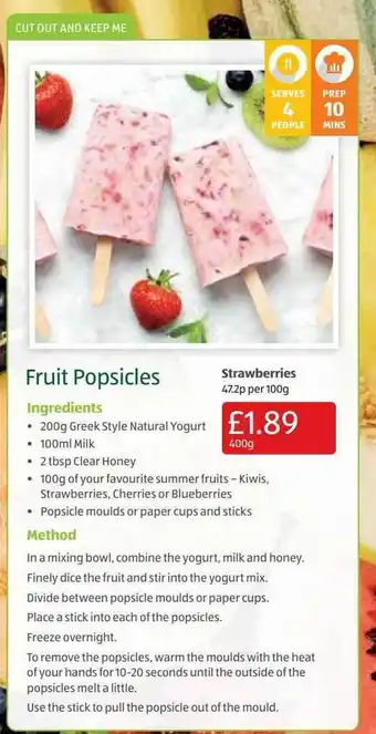 Aldi Strawberries offer